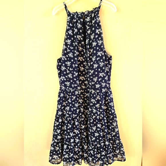 Very stylish nany Floral Halter Dress. Womens M. Layered skirt. Trixxi. - Picture 1 of 16